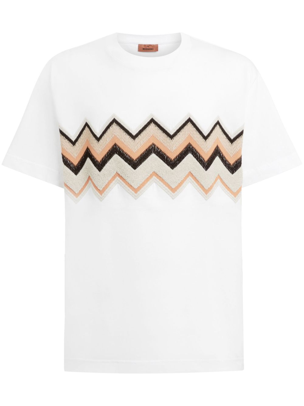 Missoni zigzag T-shirt - 白色