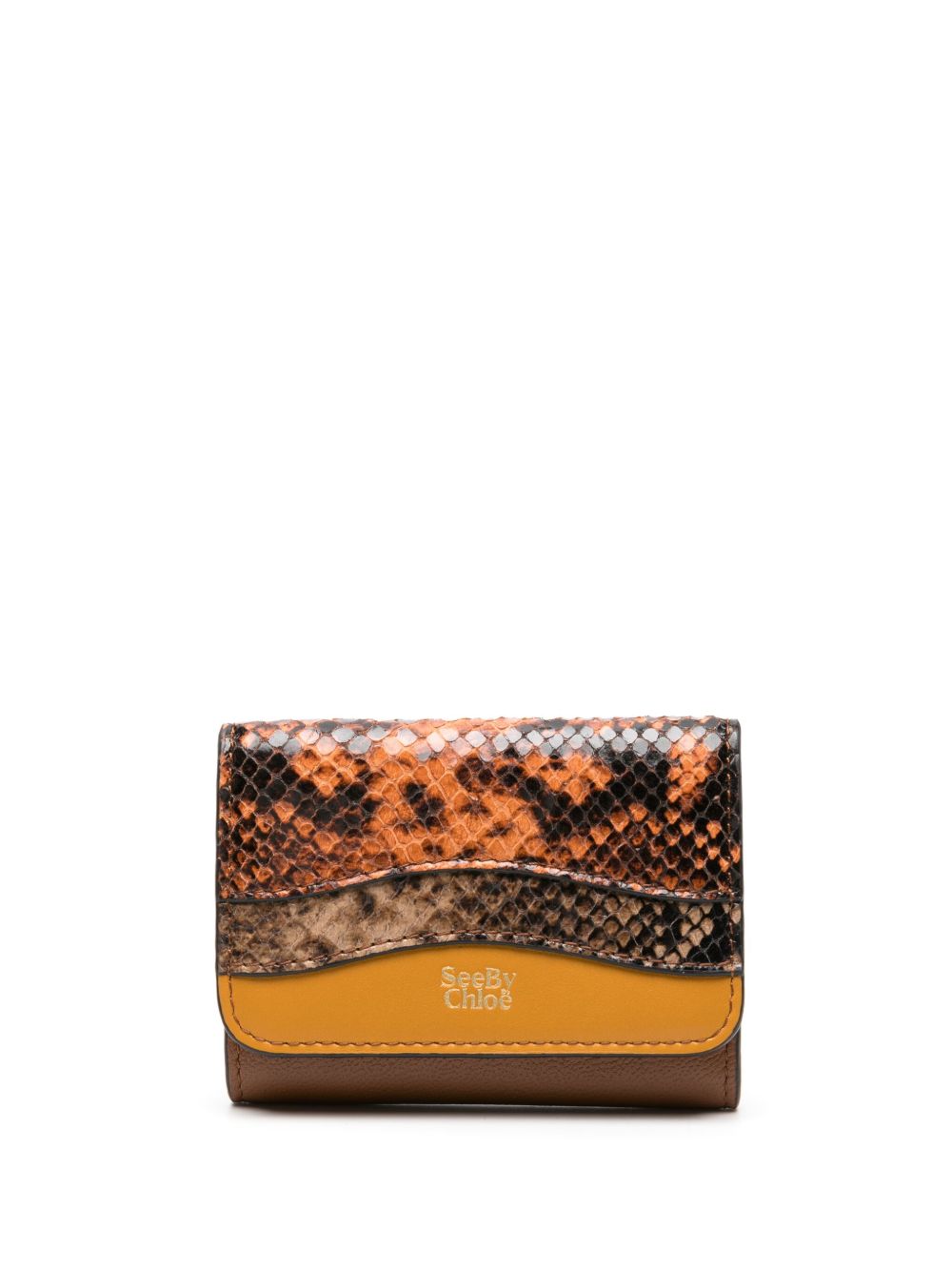 See by Chloé Layers 中号三折钱包 - 褐色