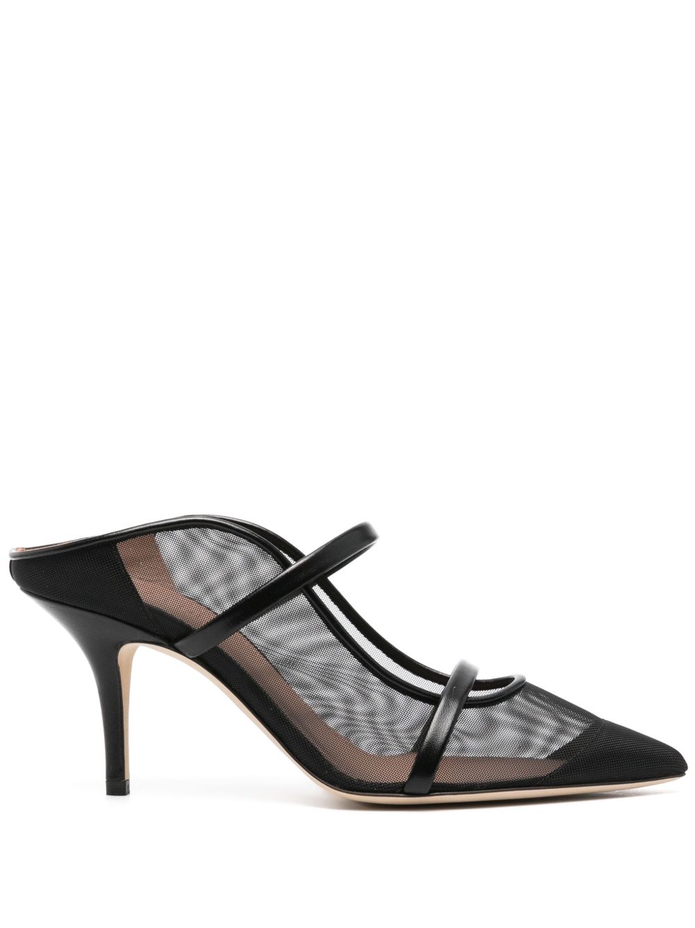 Malone Souliers Maureen 穆勒鞋（7厘米） - 黑色