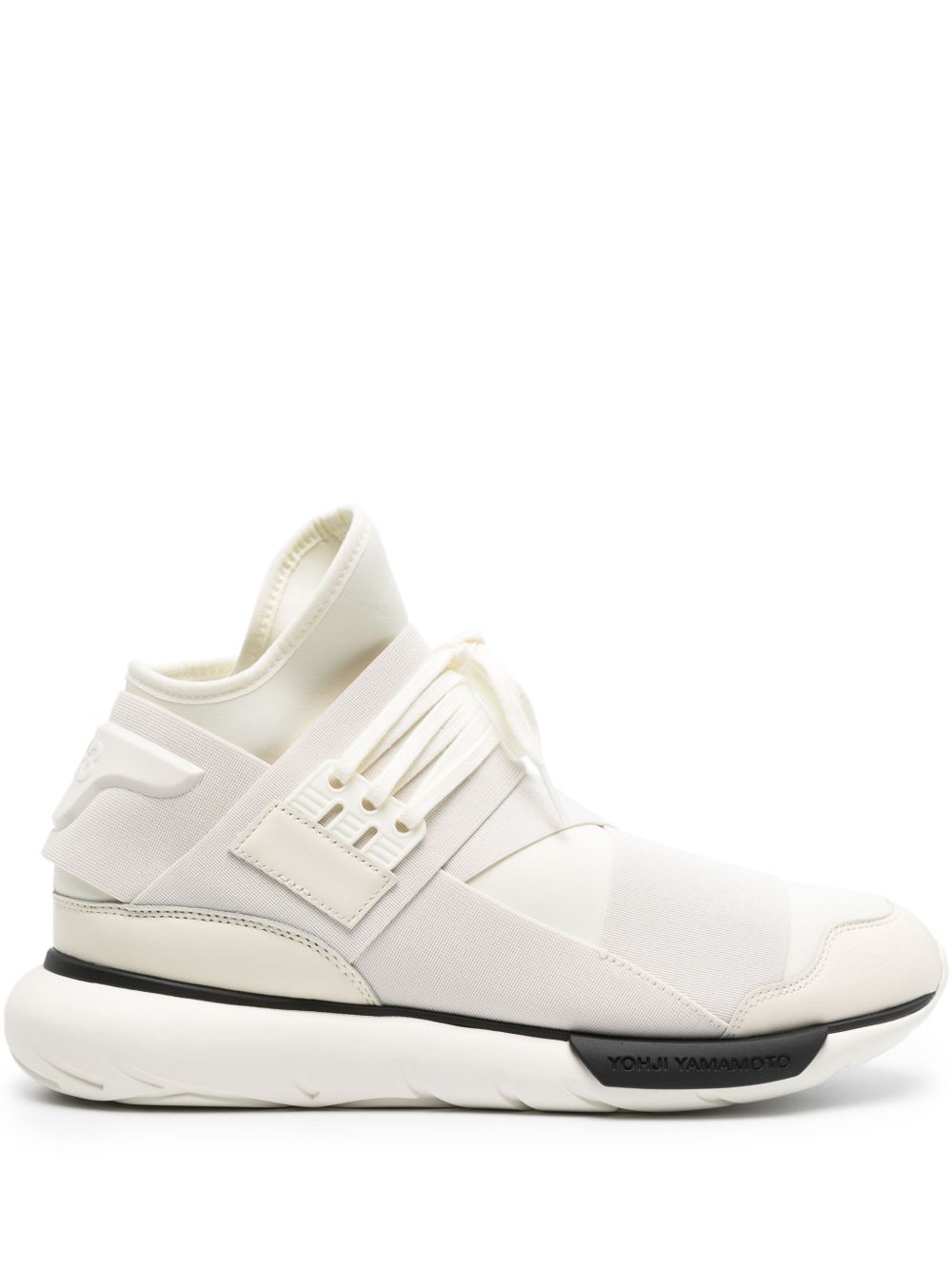 Y-3 x Adidas Qasa 高帮运动鞋 - 白色