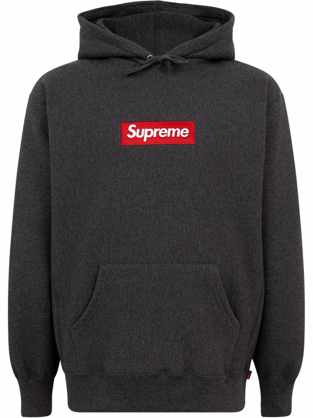 Supreme 盒形logo连帽衫 - 灰色