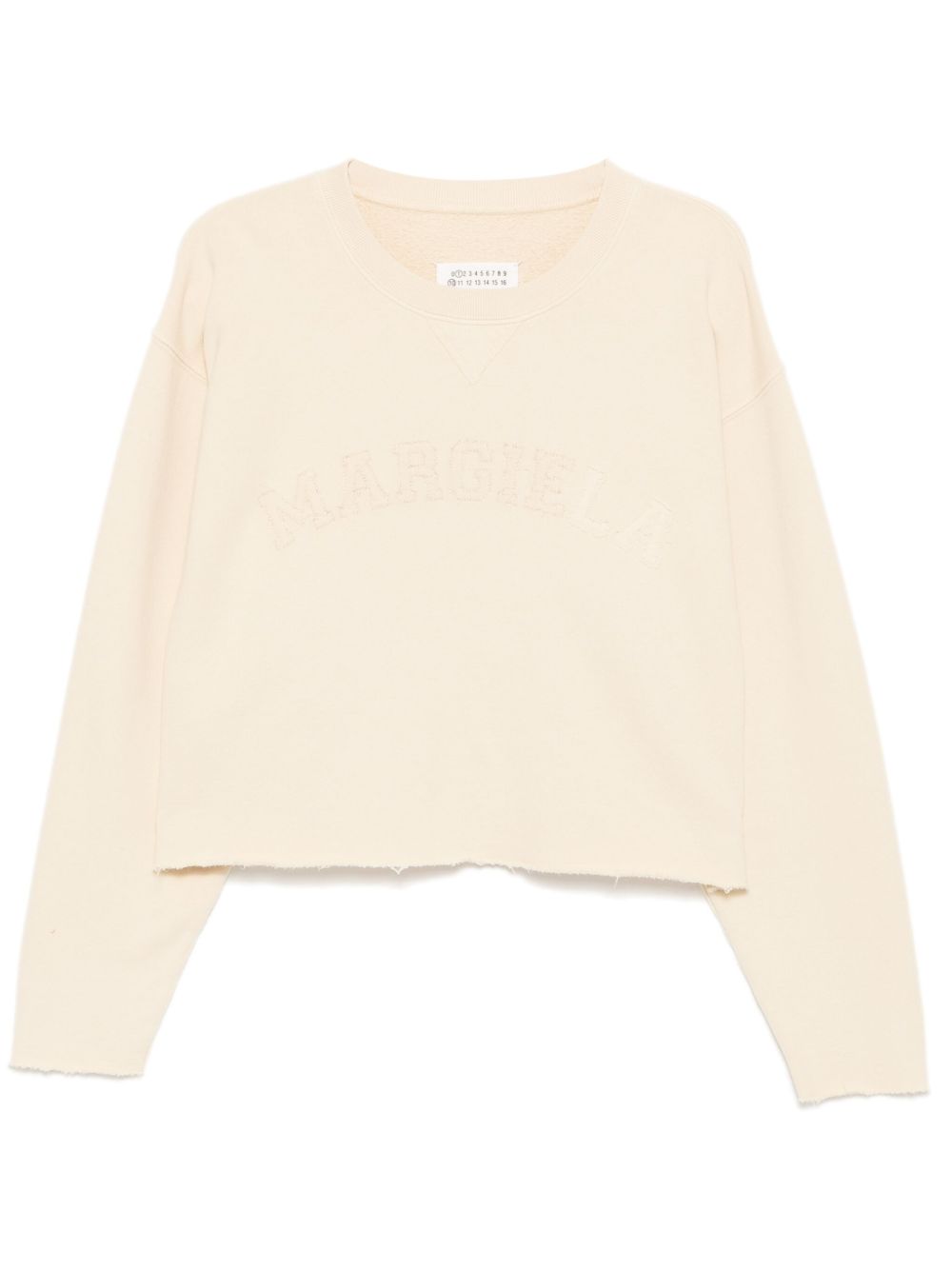 Maison Margiela 坚挺抓绒卫衣 - 黄色