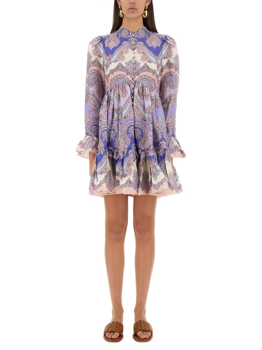 Zimmermann maxine 短款连衣裙