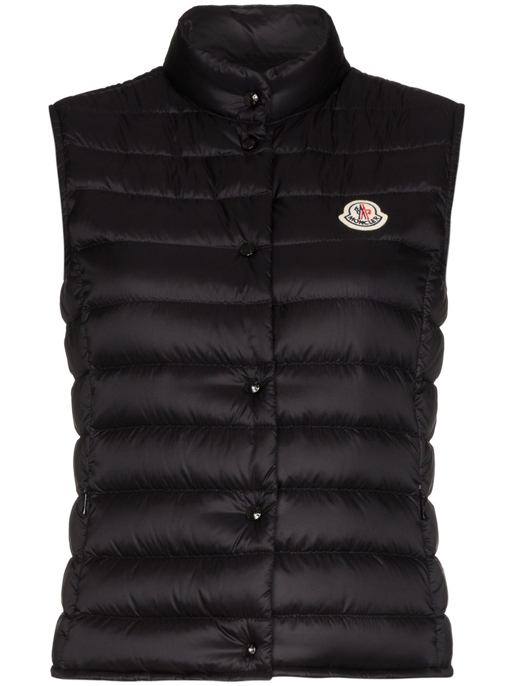 Moncler Liane 蓬松马甲 - 黑色