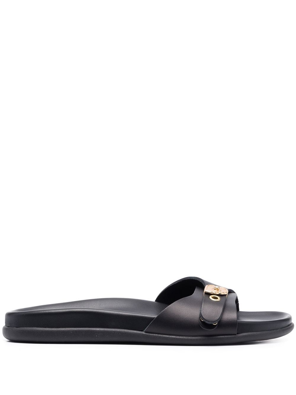 Ancient Greek Sandals Odi 露趾拖鞋 - 黑色
