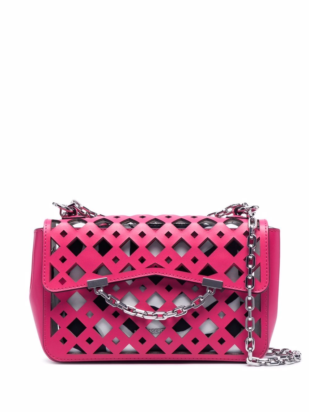 Karl Lagerfeld K/Karl Seven Soft 激光切割手提包 - 粉色