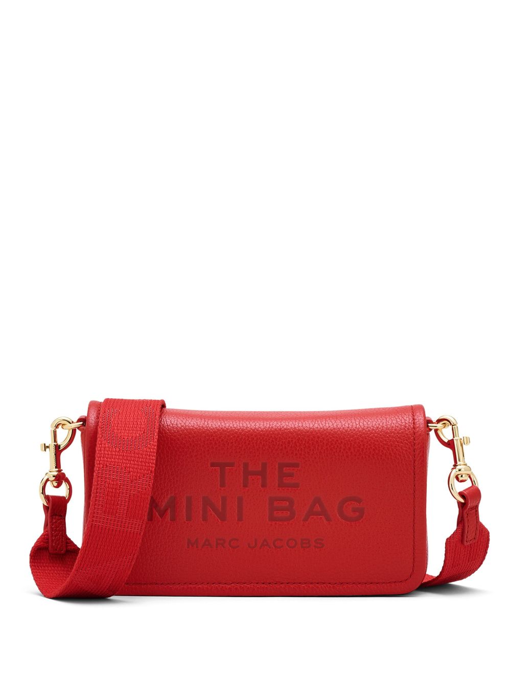 Marc Jacobs The Leather Mini 斜挎包 - 红色