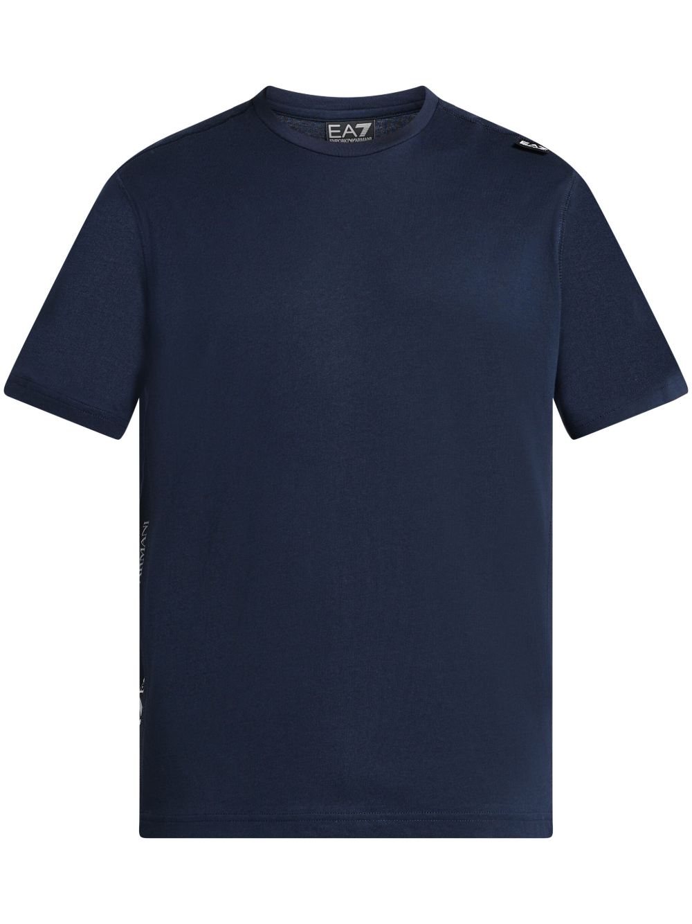 Ea7 Emporio Armani logo贴花T恤 - 蓝色