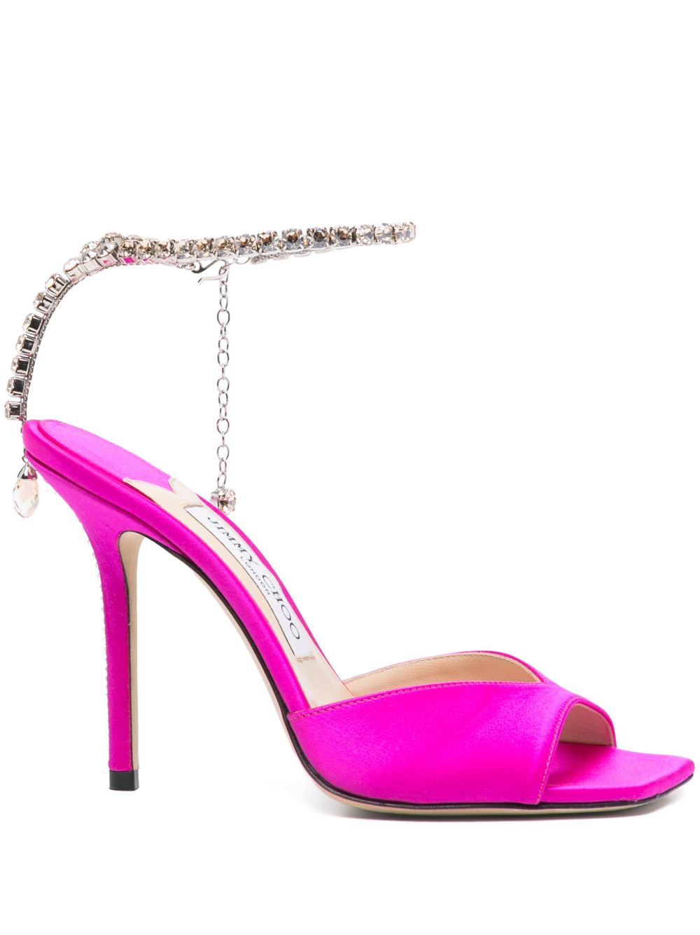 Jimmy Choo Pre-Owned Saeda 高跟凉鞋（典藏款，10厘米） - 粉色