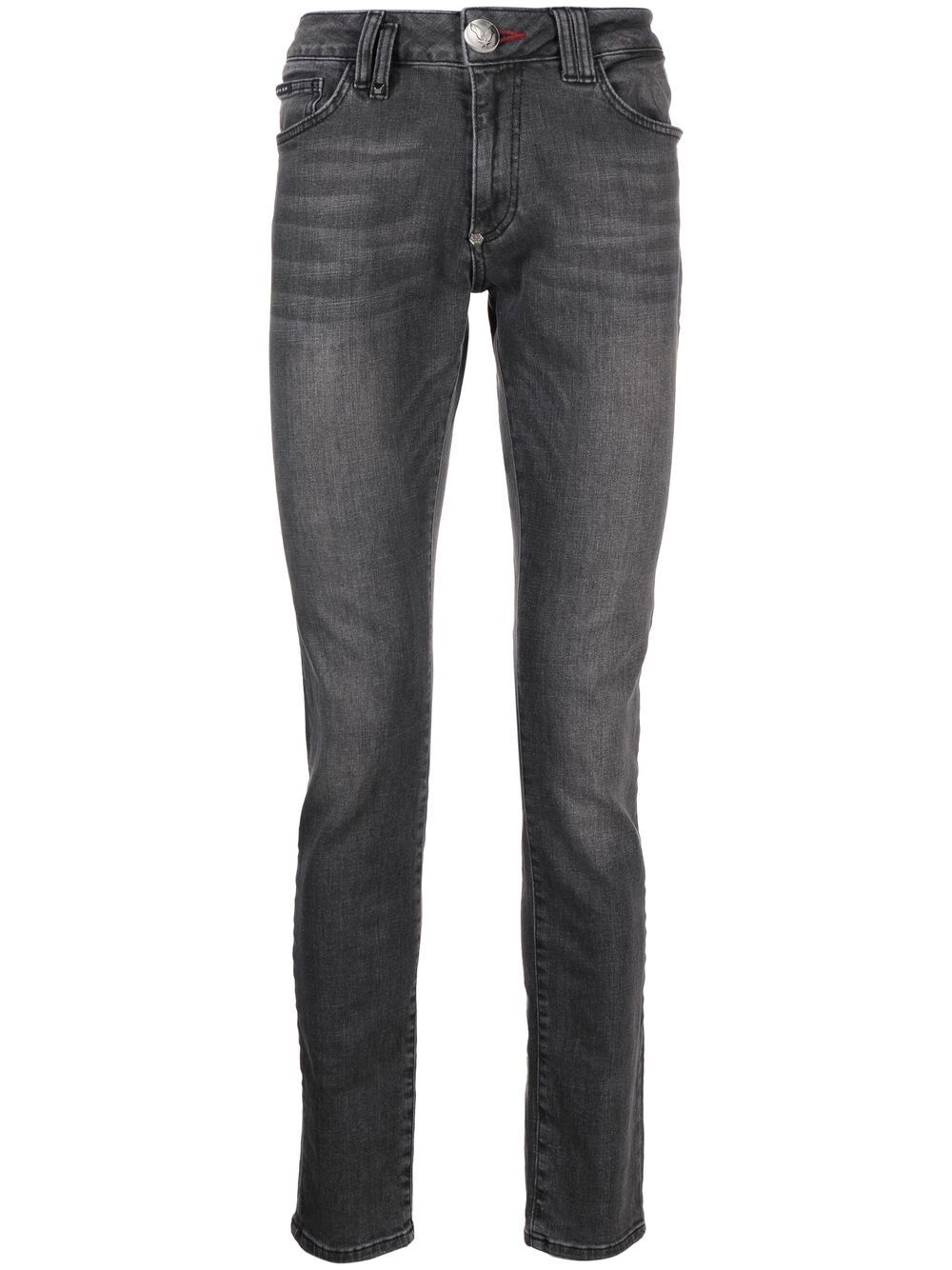 Philipp Plein 修身牛仔裤 - 灰色