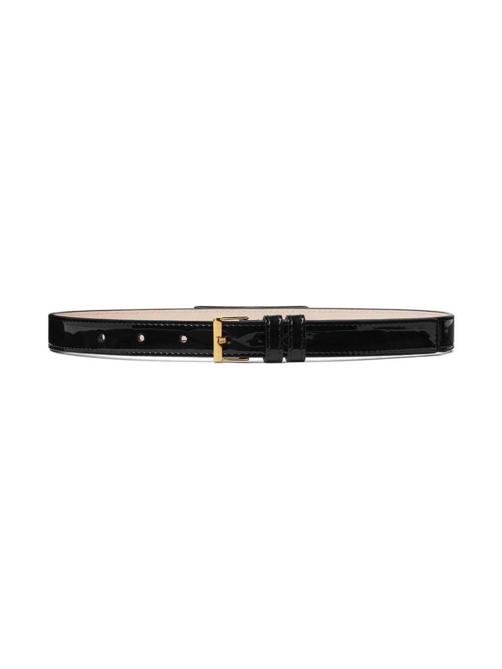 Versace Kids Gianni Ribbon 腰带 - 黑色
