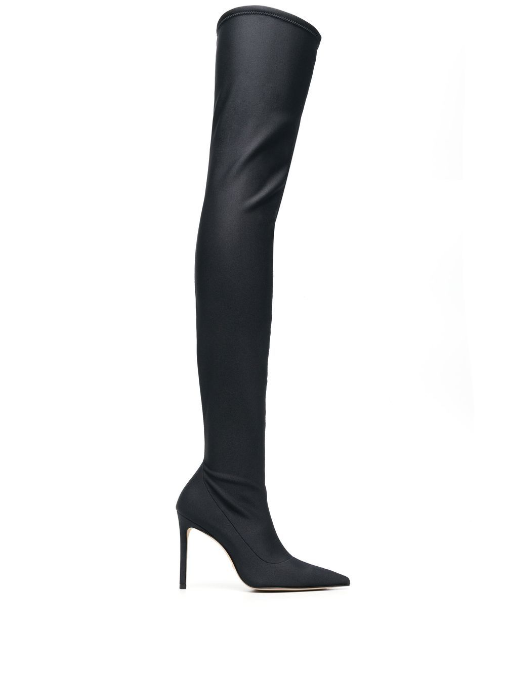 Stuart Weitzman 弹性过膝靴 - 黑色