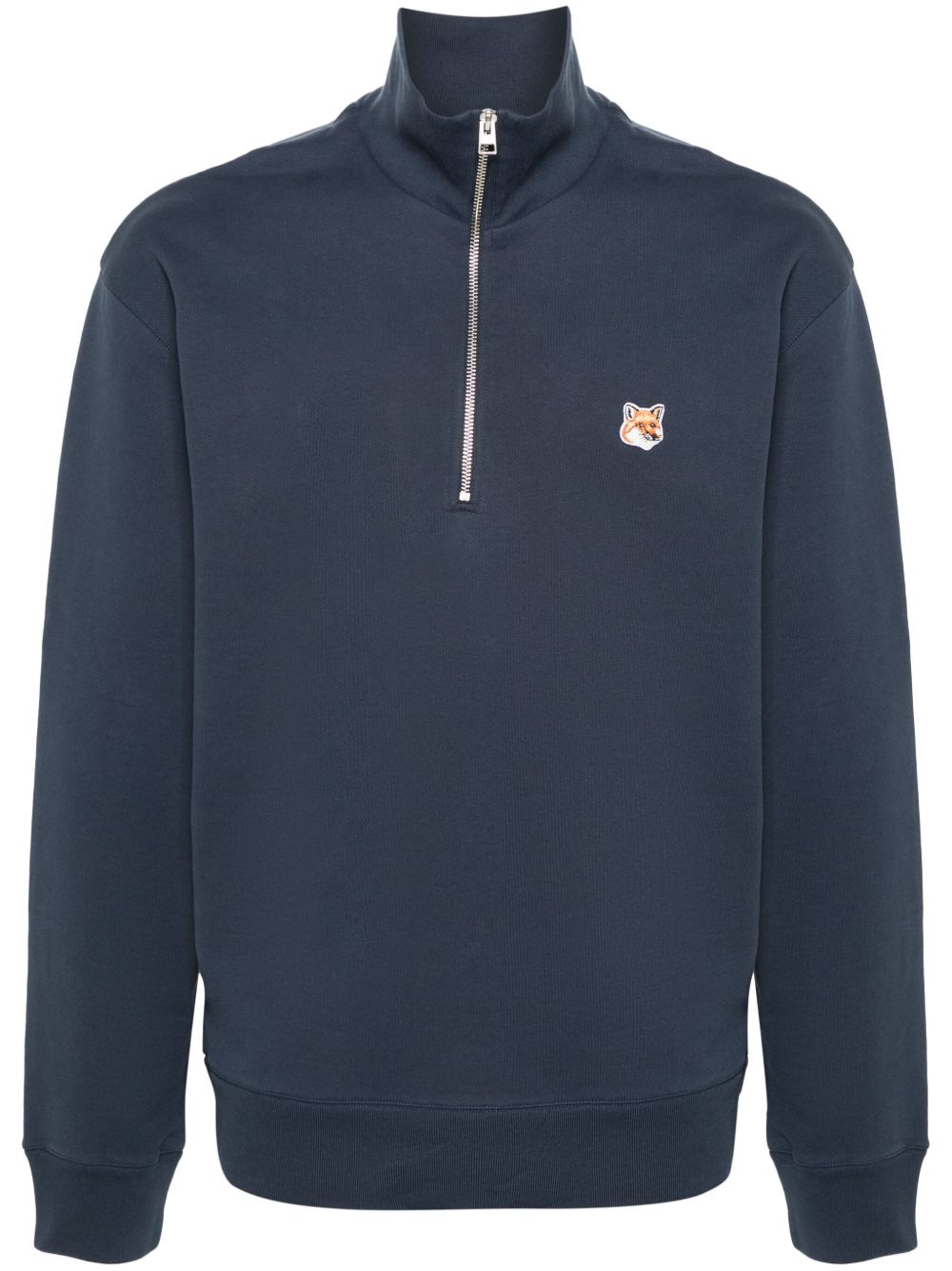 Maison Kitsuné Fox Head 棉卫衣 - 蓝色