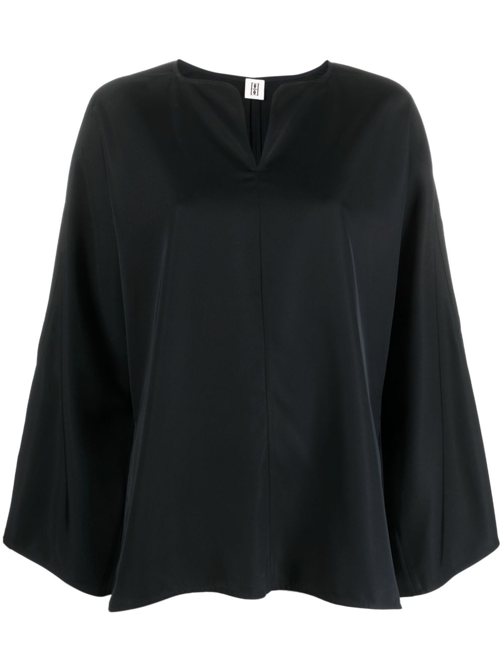 By Malene Birger 开衩衣袖罩衫 - 黑色