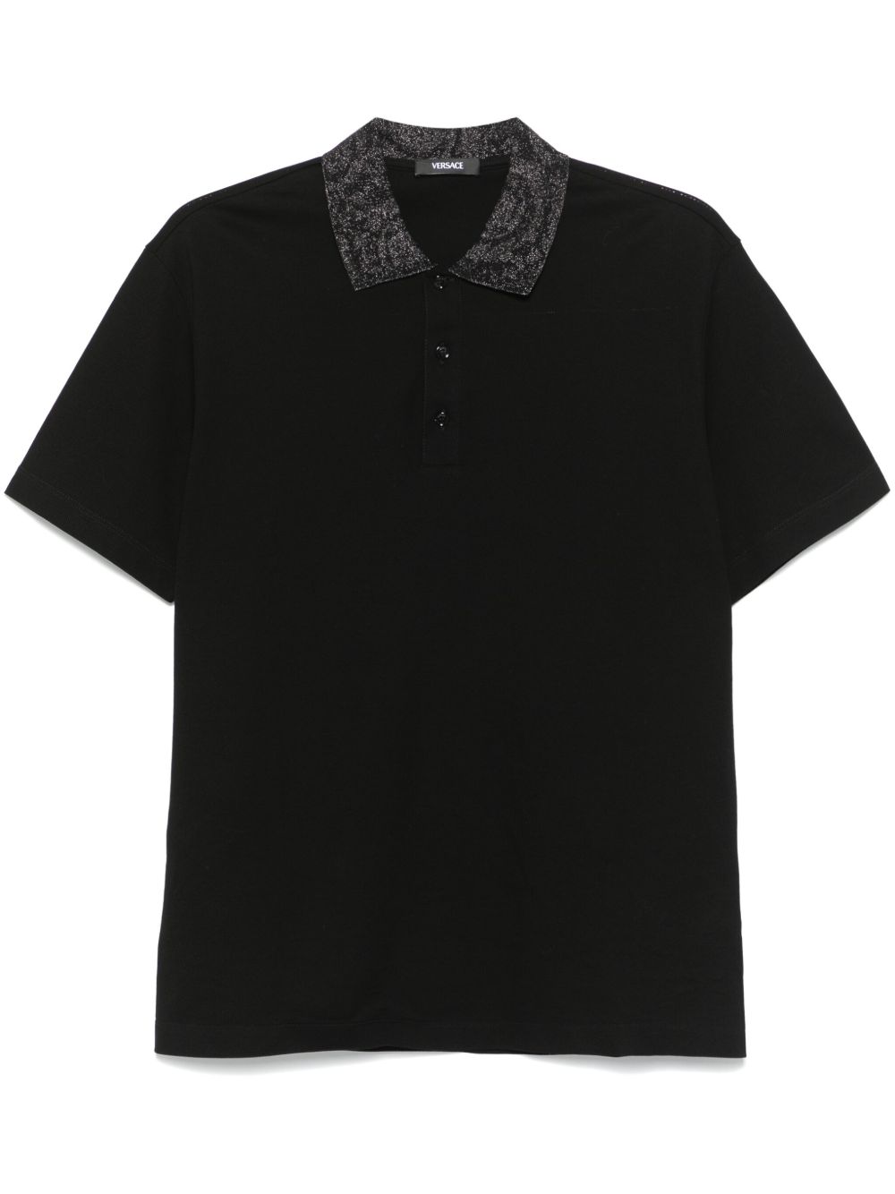 Versace 棉polo衫 - 黑色