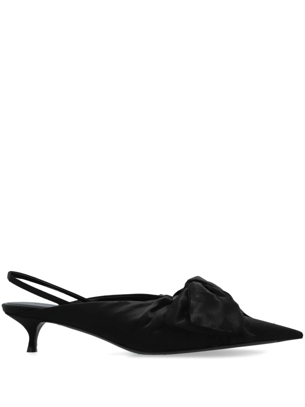 Balenciaga 蝴蝶结缀饰高跟鞋 - 黑色