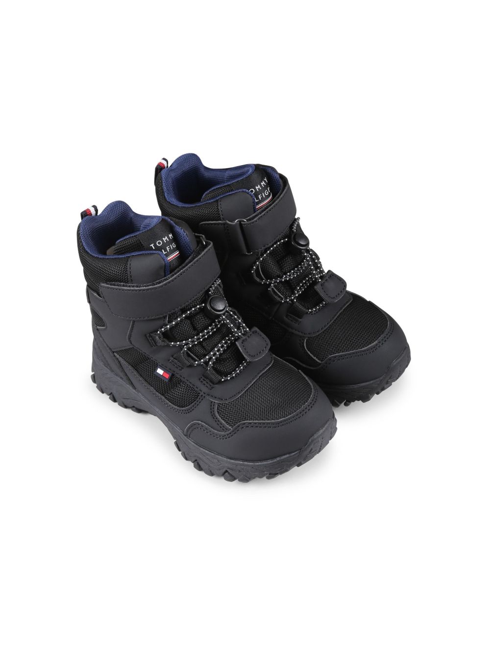 Tommy Hilfiger Junior logo短靴 - 黑色