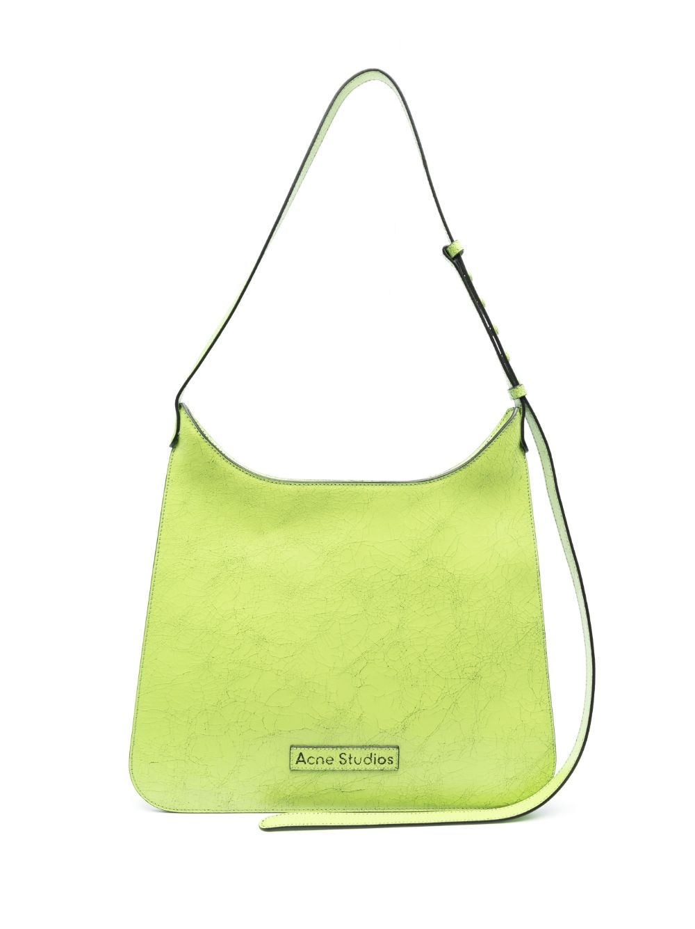 Acne Studios Platt 裂纹效果单肩包 - 绿色
