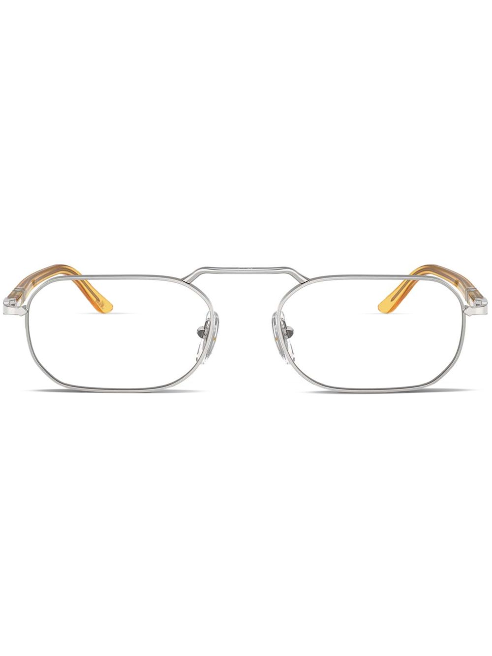 Persol 几何形框眼镜 - 银色