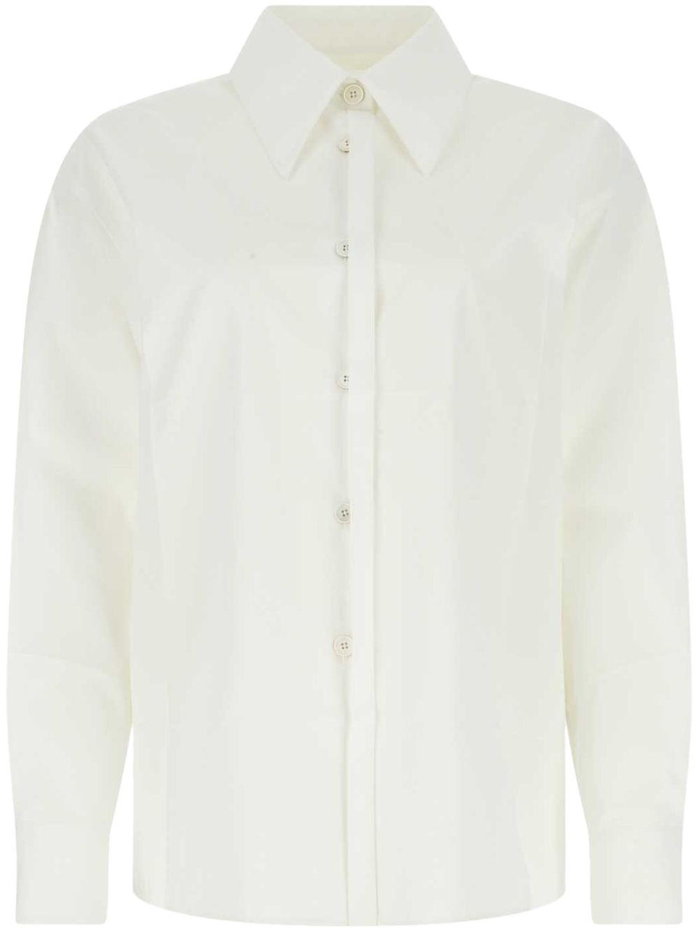 Jil Sander 府绸衬衫 - 白色