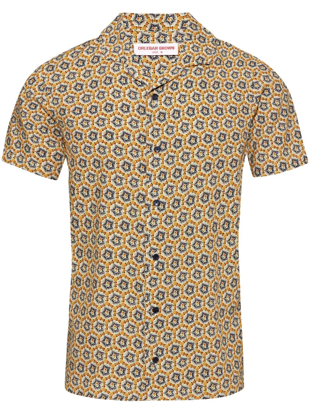 Orlebar Brown Hibbert Roseate 衬衫 - 黄色