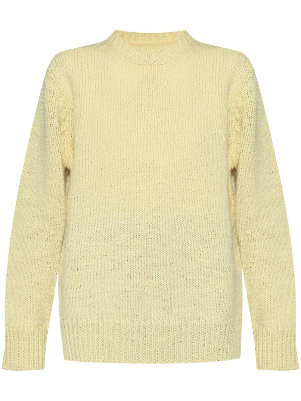 Jil Sander 羊毛针织毛衣 - 黄色