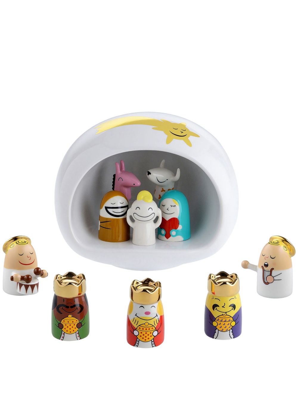Alessi Presepe 圣诞装饰品（10件装） - 白色