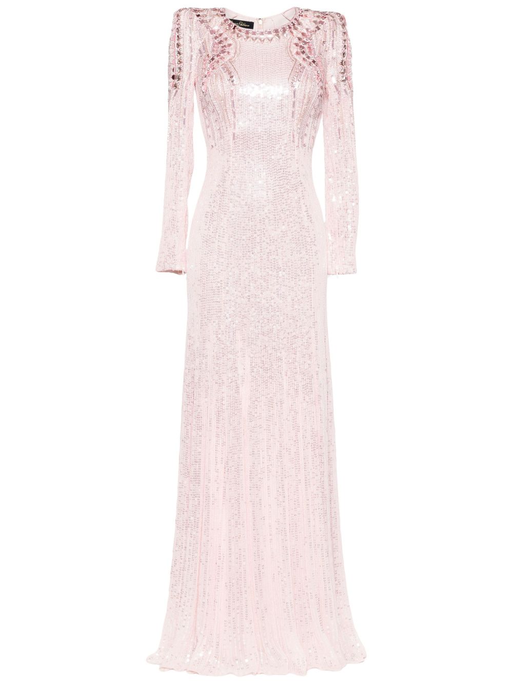 Jenny Packham Paloma 亮片缀饰礼服 - 粉色