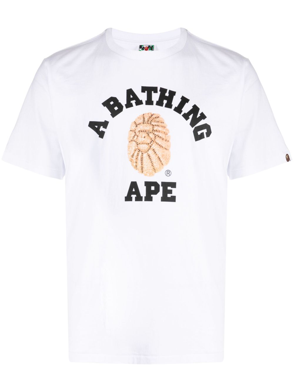 A BATHING APE® Jewels College 棉T恤 - 白色