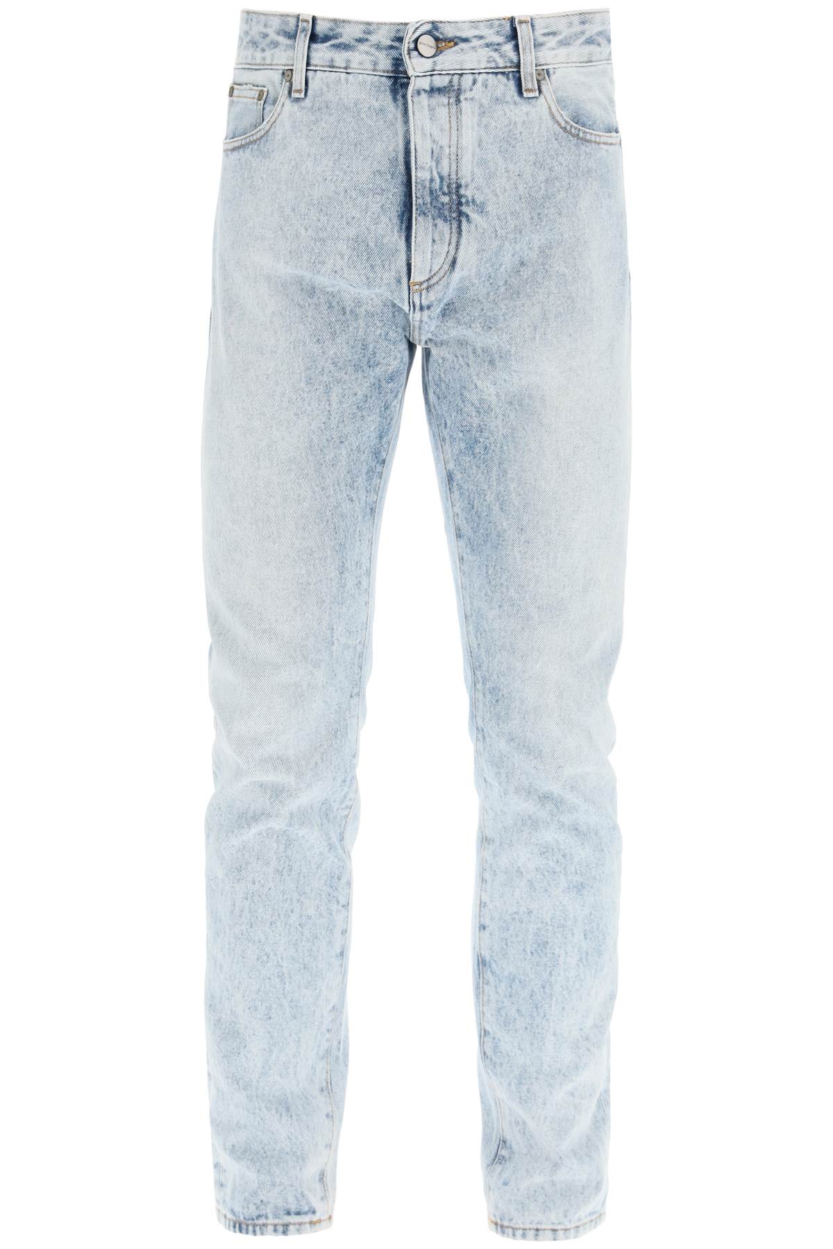 Palm Angels Back Logo Print Jeans