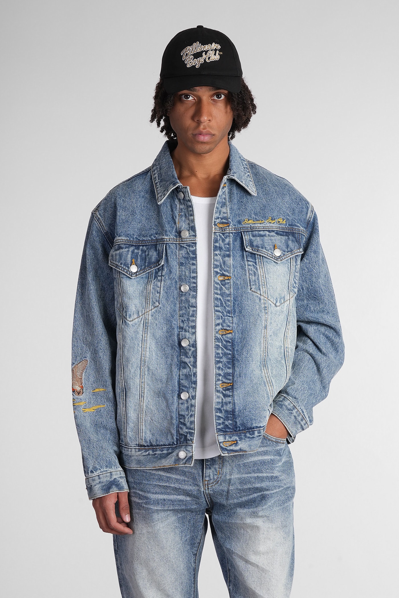 Billionaire Boys Club 蓝色棉质牛仔夹克