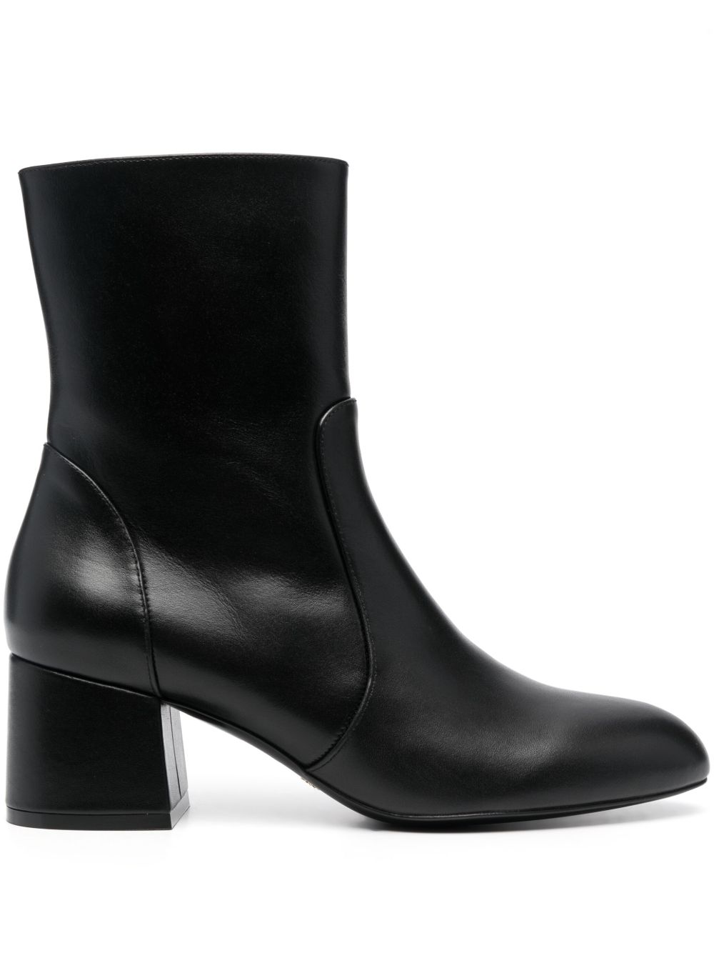 Stuart Weitzman Flareblock 中跟及踝靴 - 黑色