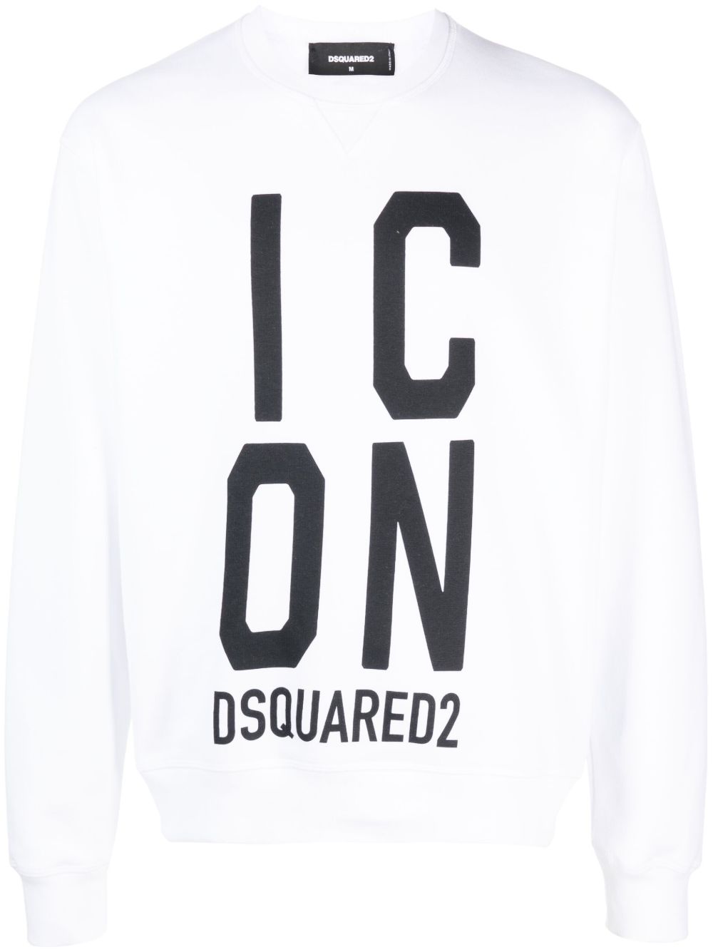 DSQUARED2 Icon logo印花卫衣 - 白色