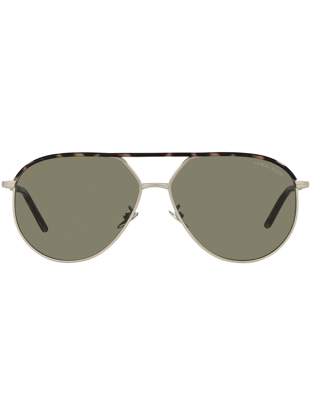 Giorgio Armani 飞行员太阳眼镜 - 金色