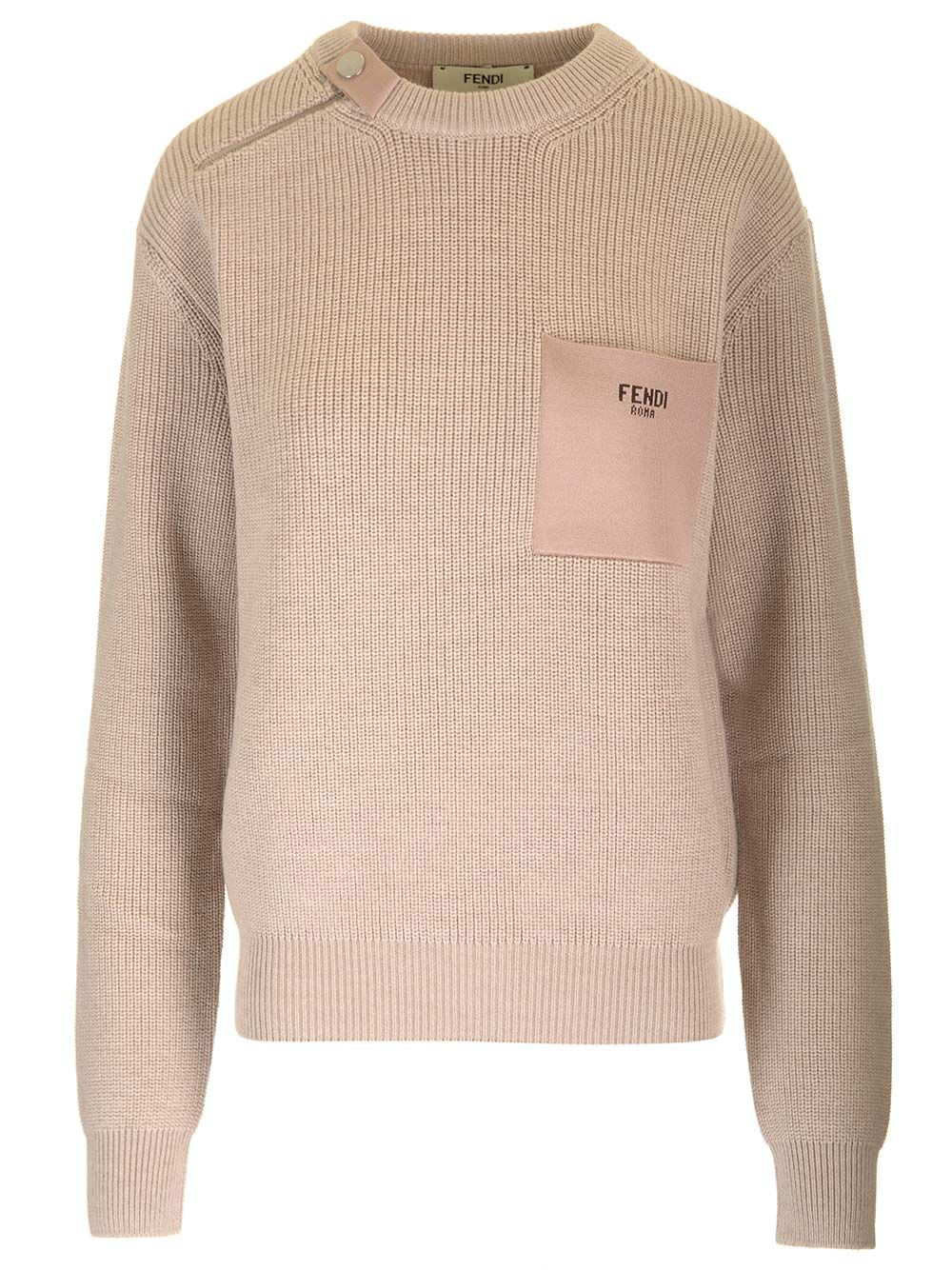 Fendi 圆领毛衣