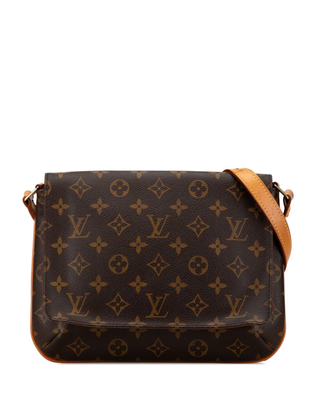 Louis Vuitton Pre-Owned Monogram Musette Tango Short Strap 单肩包（1999年典藏款） - 褐色