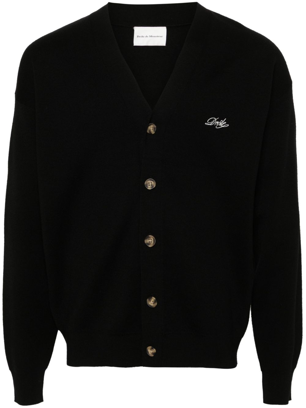 Drôle De Monsieur Le Cardigan Drôle 上衣 - 黑色