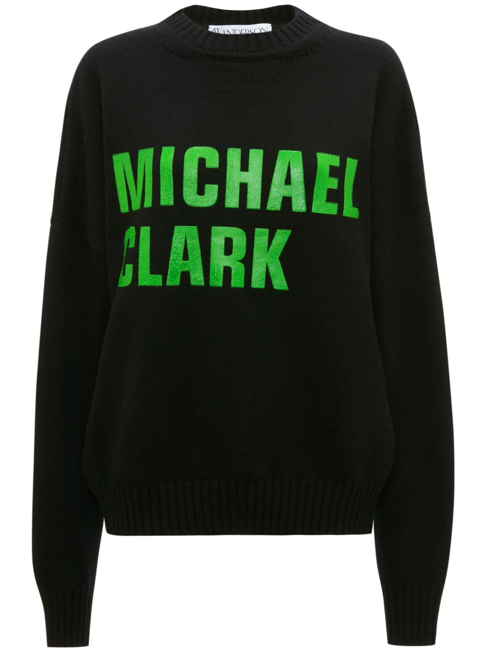 JW Anderson x Michael Clark 美利诺羊毛毛衣 - 黑色