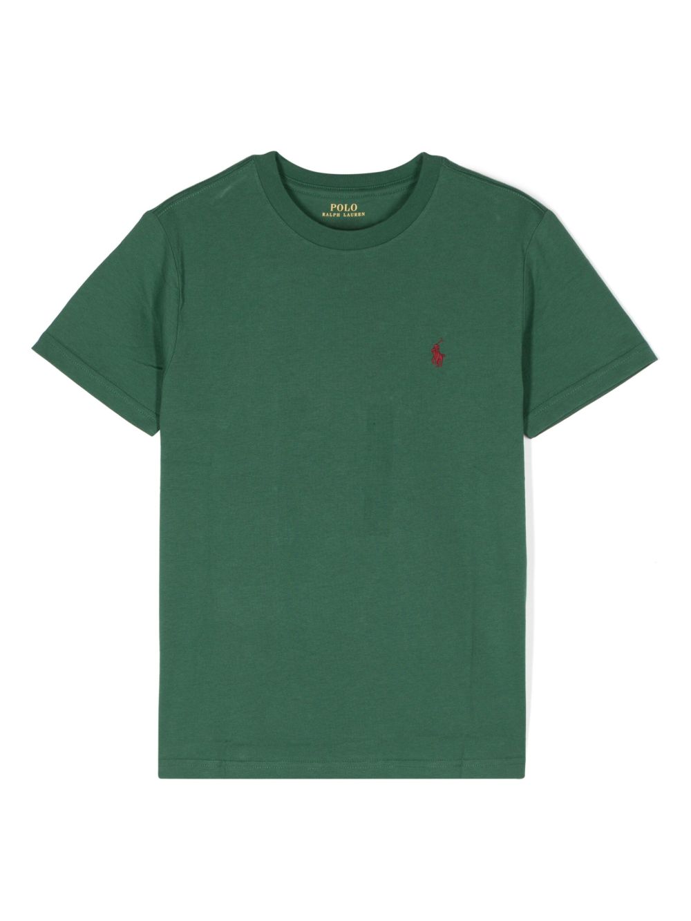 POLO RALPH LAUREN KIDS Polo Pony 刺绣T恤 - 绿色