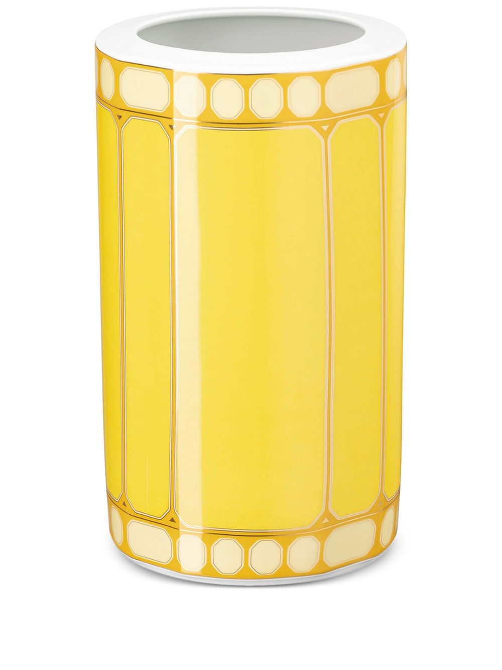 Swarovski x Rosenthal Signum Jonquil 花瓶（27厘米 x 13厘米） - 黄色