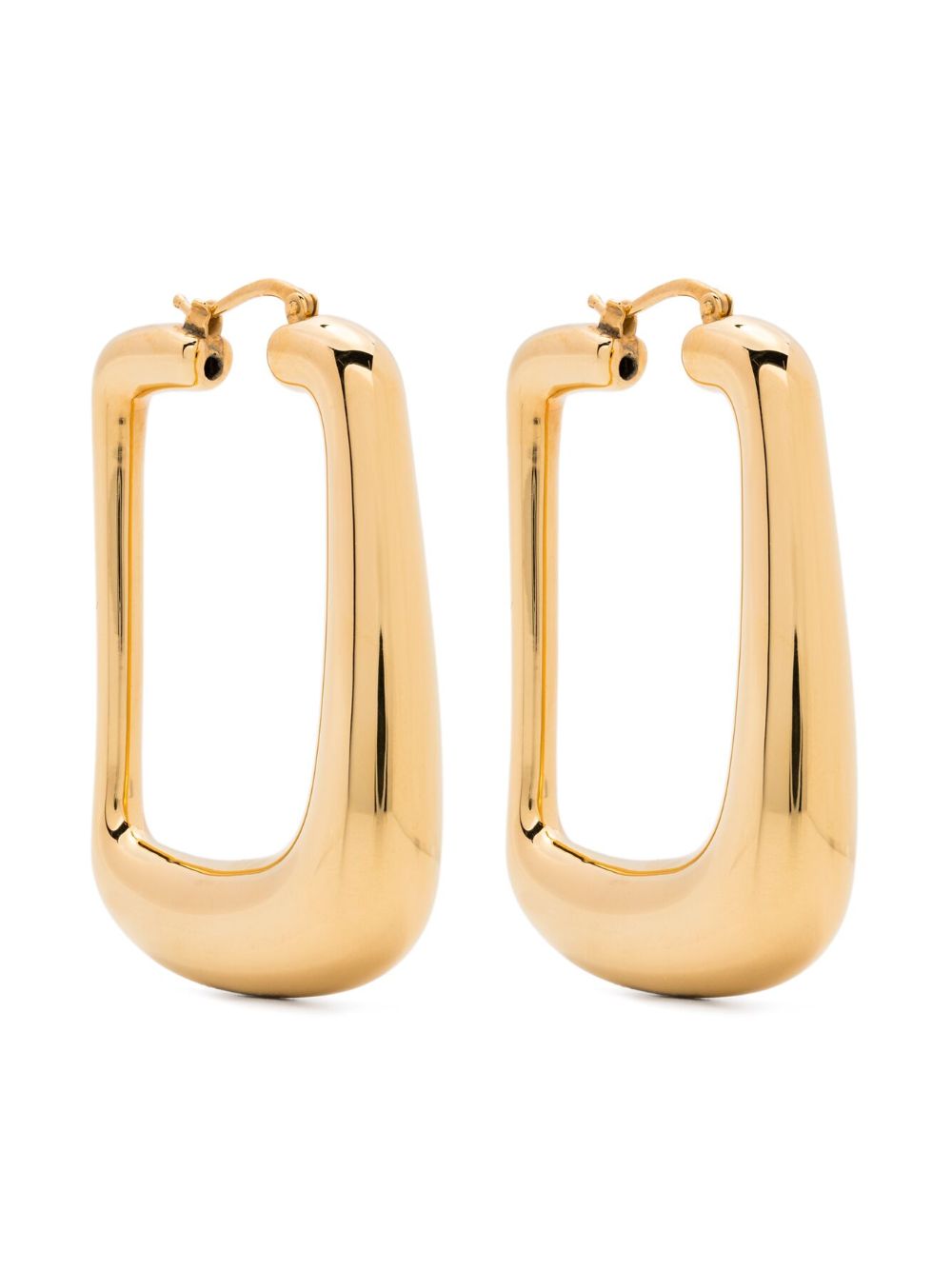 Jacquemus Les Boucles Ovalo 圈形耳环 - 金色