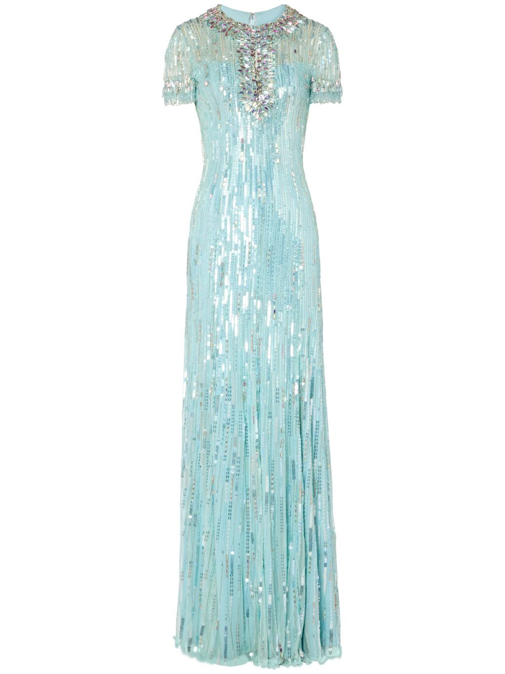 Jenny Packham Nova 连衣裙 - 蓝色