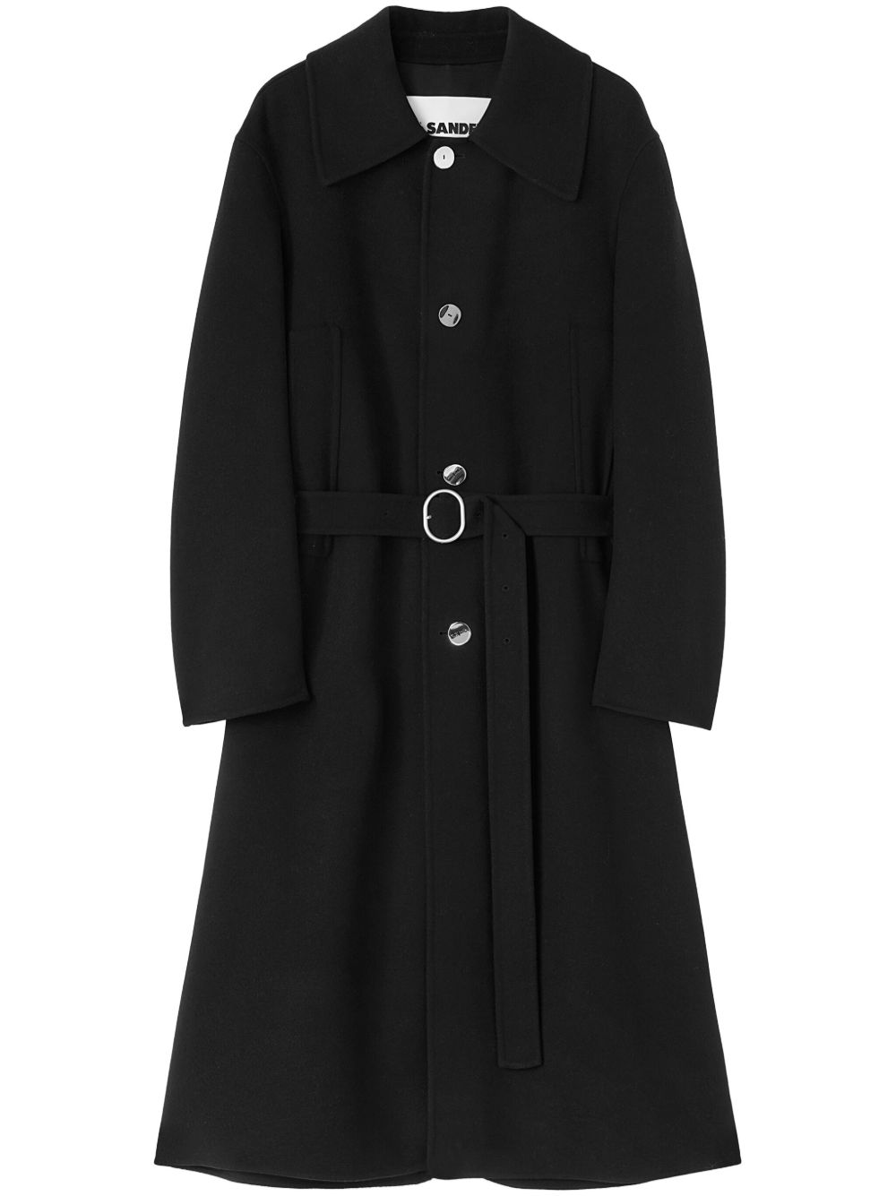 Jil Sander 束腰外套 - 黑色