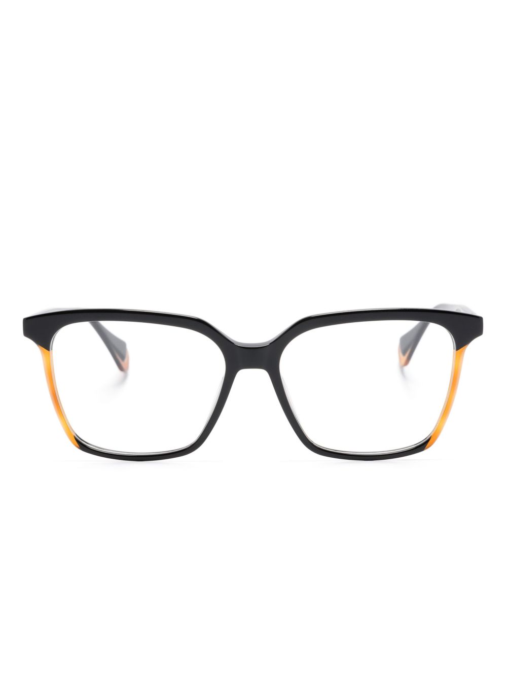 GIGI STUDIOS Wayfarer 镜框眼镜 - 黑色