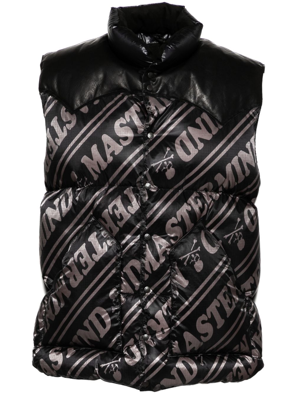 Mastermind World logo印花夹克 - 黑色