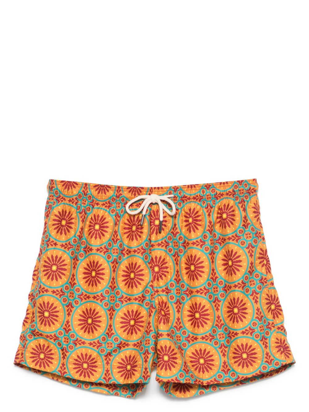 PENINSULA SWIMWEAR 图案印花泳裤 - 绿色