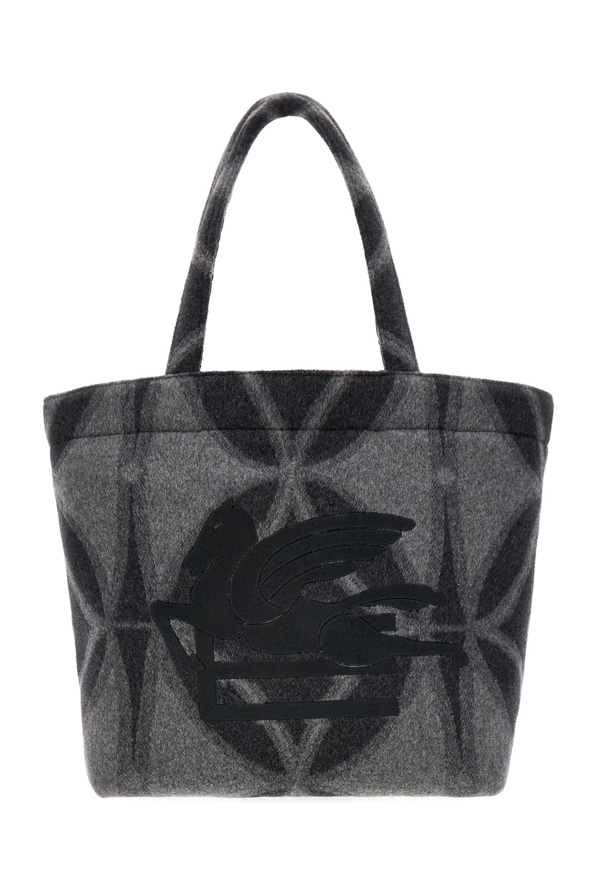 Etro 印花羊毛中号手提包
