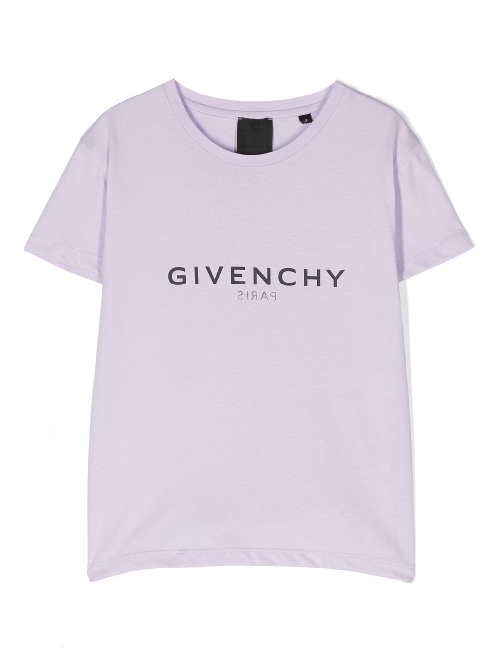 Givenchy Kids 棉logo印花T恤 - 紫色