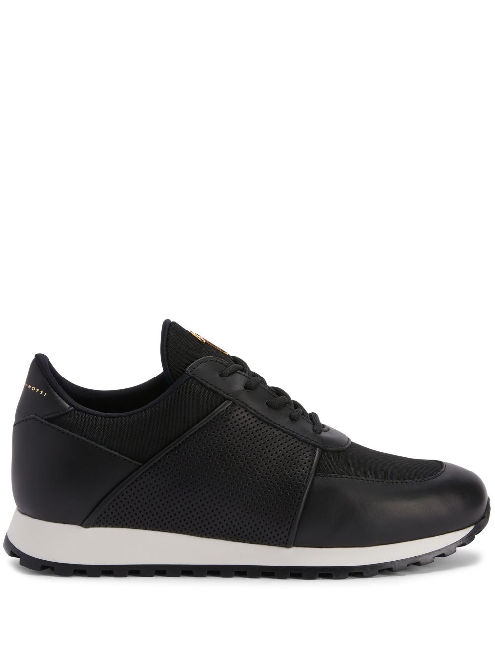 Giuseppe Zanotti Jimi Running 皮质低帮运动鞋 - 黑色