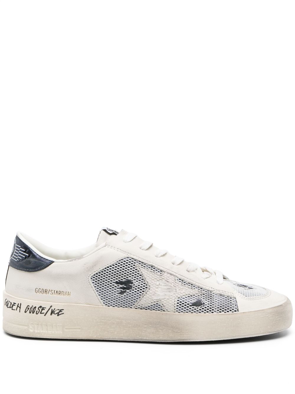 Golden Goose Stardan 皮质低帮运动鞋 - 白色
